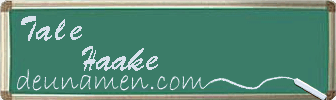 Tale Haake Visitenkarte